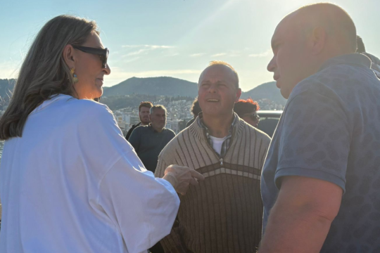 Η Πέτη Πέρκα στη Λέσβο: «Οργανωμένη επιβίωση ή κατάρρευση» το δίλημμα των κτηνοτρόφων